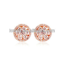 Gold zircon stud earrings aliexpress chinese jewelry women accessories earrings